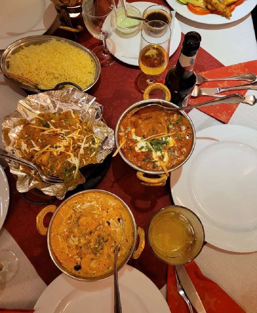 Gericht im Kabir Restaurant